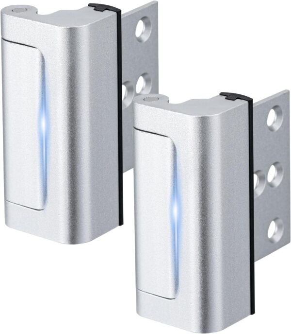 2 Pack Home Security Door Lock,Childproof Door Reinforcement...