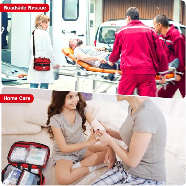 Premium 420 Piece Large First Aid Kit for Home, Car, Travel,...