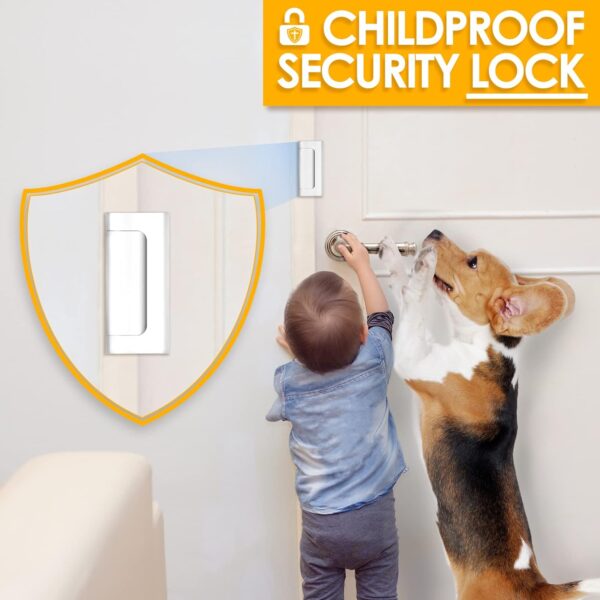 Home Security Door Reinforcement Lock - Child Proof High Sec...