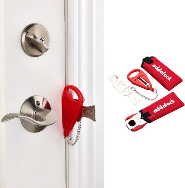 Addalock The Original Portable Door Lock for Travel & Home S...