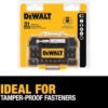 DEWALT DWAX200 Security Screwdriving Set, 31-Piece