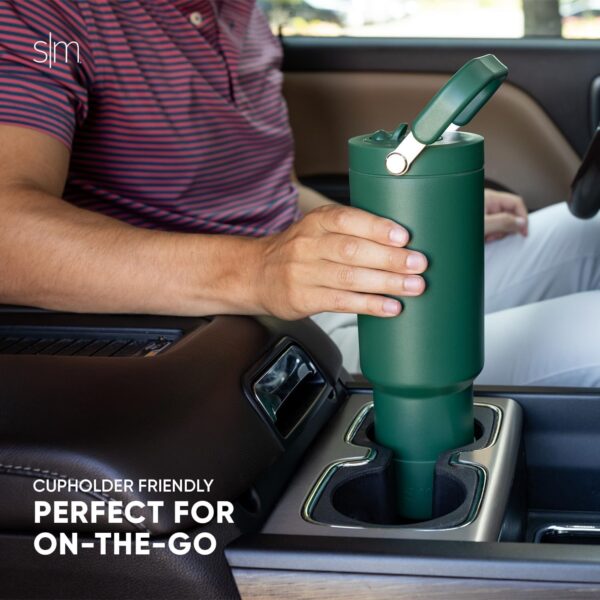 Simple Modern Trek Pivot | 40oz Flip Straw Tumbler with Hand...
