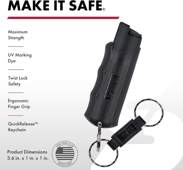 SABRE Personal Safety Kit with Pepper Spray and 2-in-1 Perso...