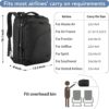MATEIN Mens Travel Backpack, 27L Lightweight Carry on Backpa...