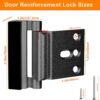Home Security Door Reinforcement Lock, Upgraded Front Door L...