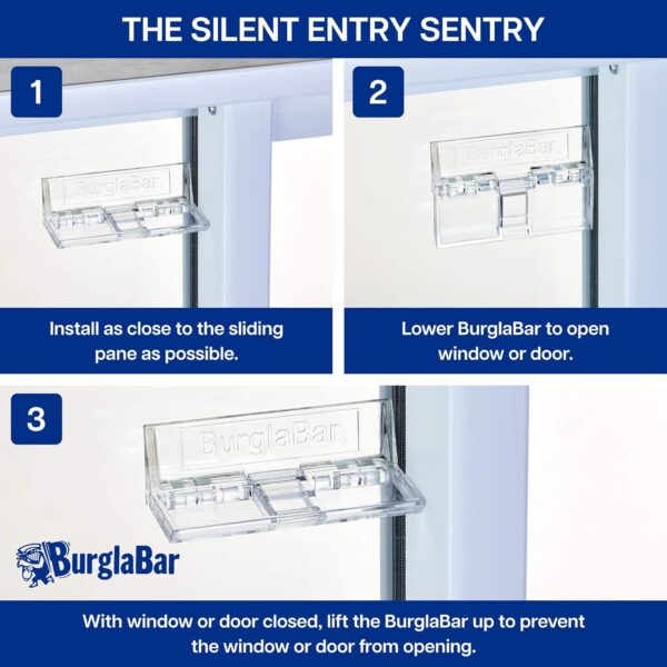 2 Pack for Sliding Door Locks for Sliding Glass Doors & Wind...