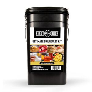 Ready Hour Breakfast Bucket (128 Servings), Emergency Food S...