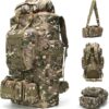 100L Camping Hiking Backpack,Molle military Tactical rucksac...