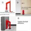 Door Stoppers Security - Portable Door Lock for Travel Anti ...