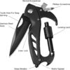 Multitool Carabiner with Pocket Knife, Stocking Stuffers Gif...