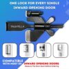 Original Trustella Heavy-Duty Portable Door Lock - Stainless...