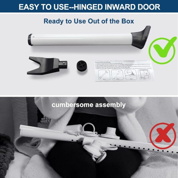 Rerishom Door Security Bar, Door Stoppers Security bar,Heavy...