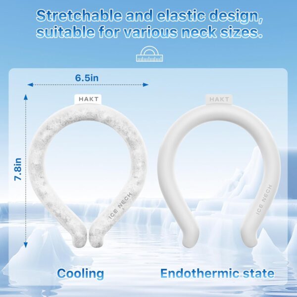 Neck Cooling Tube, Wearable Cooling Neck Wrap for Hot Summer...