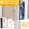 Home Security Door Reinforcement Lock - Child Proof High Sec...