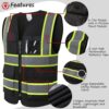 Reflective High Visibility Safety Vest for Men Women with Po...