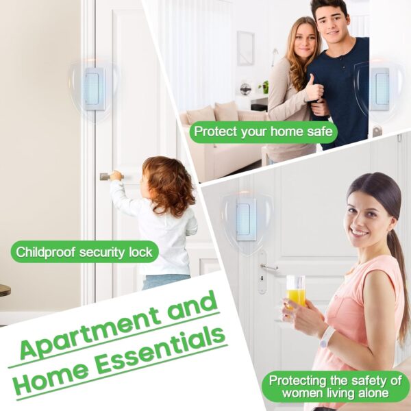 Home Security Door Lock, Childproof Door Reinforcement Lock,...