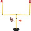 Franklin Sports Youth Football Goal-Post Set — Kids’ Footbal...