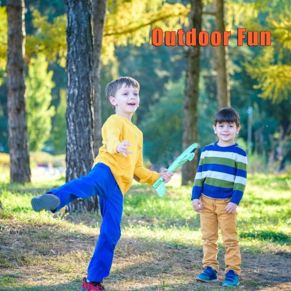 BooTaa 4 Pack Airplane/Flying Toys, 17.5" Large Throwing Foa...