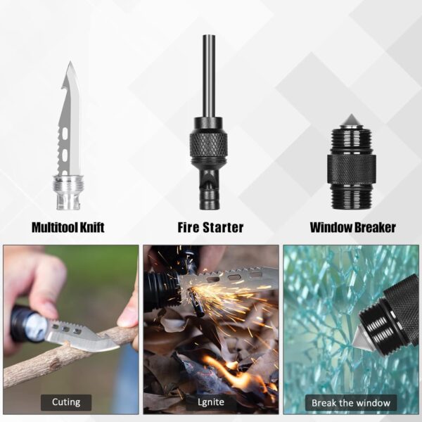 Military-Grade Survival Shovel High Carbon Steel Tactical Sh...