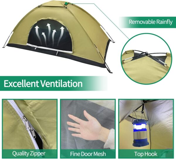 Sutekus Tent Camouflage Patterns Camping Tent Backpacking Te...