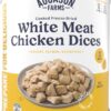 Augason Farms Cooked Freeze Dried White Meat Chicken Dices C...
