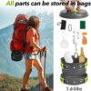 15pcs Camping Cookware Mess Kit,Non-Stick Lightweight Pots S...