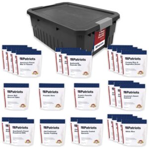 4Patriots 4-Week Survival Food Kit: Emergency Food Supply De...