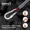 Grappling Hook and Rope 10M (32ft) - Multifunctional Heavy D...