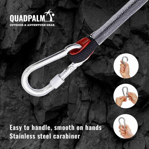 Grappling Hook and Rope 10M (32ft) - Multifunctional Heavy D...