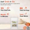 NuManna Grab-n-Go Bucket 80 Servings GMO Free, No Added Pres...