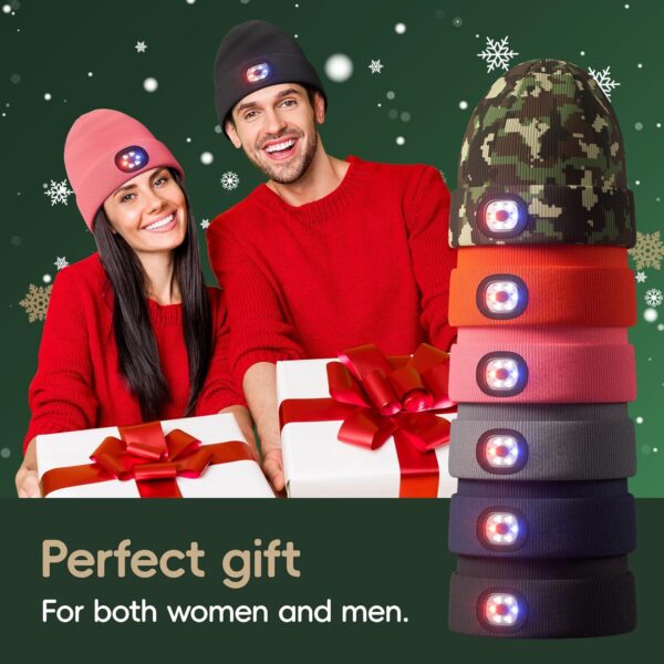 Unisex Beanie with The Light, Gifts for Men Women Husband Hi...