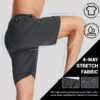 TACVASEN Men's Running Athletic Shorts 9" Quick Dry Workout ...