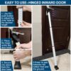 Rerishom Door Security Bar, Door Stoppers Security bar,Heavy...
