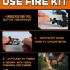 Atomic Bear Paracord Bracelet (2 Pack) - Adjustable - Fire S...