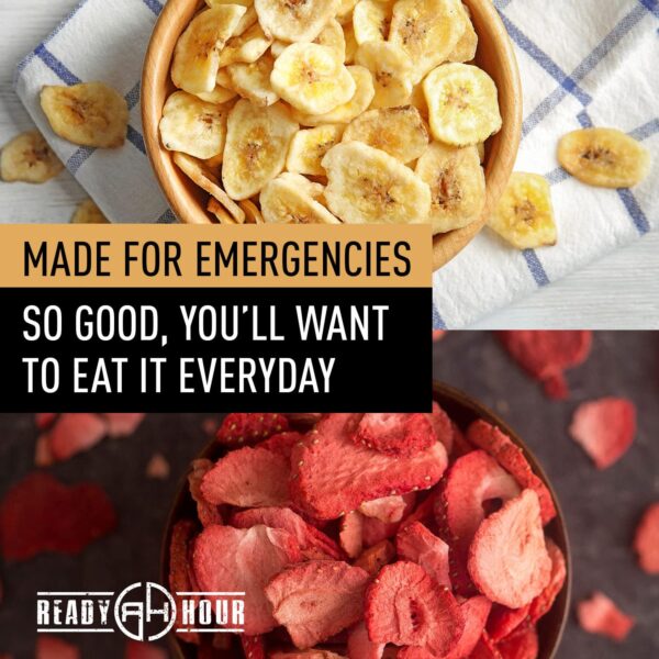 Ready Hour, Fruit & Veggie Mix, Non-Perishable Freeze-Dried ...