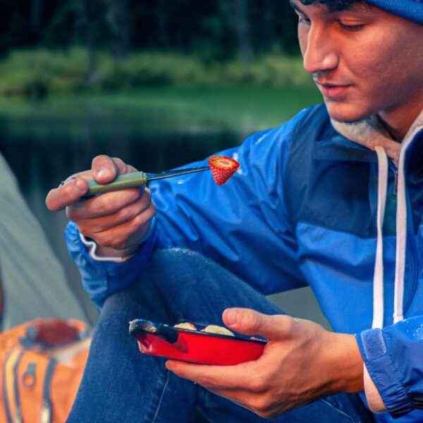 Tapirus Spork Tactical Green | BPA Free Spoon Fork, Stainles...