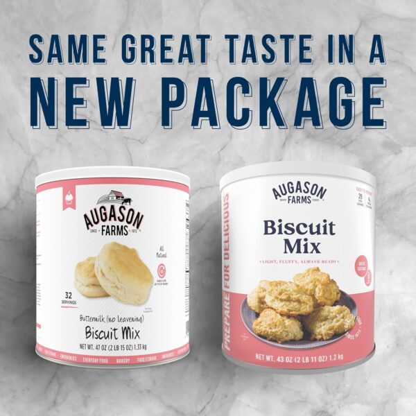 Augason Farms Biscuit Mix Can, Emergency Food Supply, Everyd...