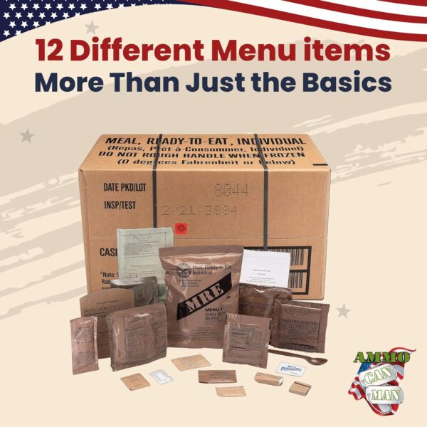 Sopakco 12ct US Military Surplus MRE Meals Ready to Eat 2026...