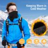 2 Pack Winter Neck Gaiter Warmer for Men&Women,Windproof Fac...