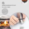 AOFAR Magnesium Fire Starter AF-374 (2-Pack) Waterproof Fire...