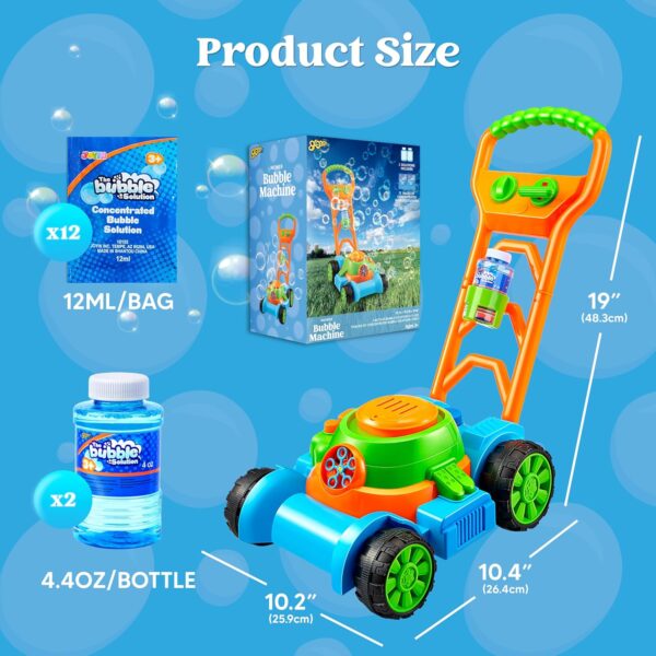 SLOOSH Bubble Lawn Mower Toddler Toys - Kids Bubble Machine ...