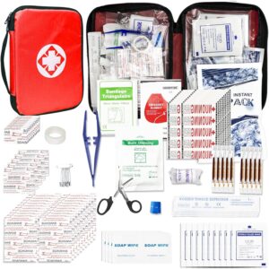 Travel-First Aid-Kit Car-Home 300PCS Survival-Kit Outdoor-Ad...