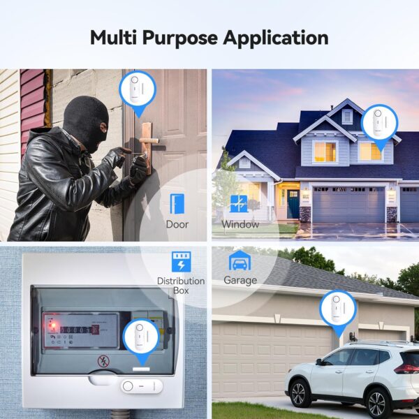TECKNET Door Alarms for Kids Safety, Window Alarm Pool Alarm...