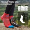 innotree Quarter Ankle Hiking Socks for Women, Thick Cushion...