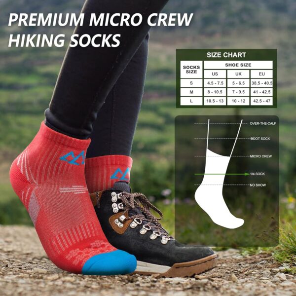 innotree Quarter Ankle Hiking Socks for Women, Thick Cushion...