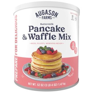 Augason Farms Buttermilk Pancake & Waffle Mix Can, Emergency...