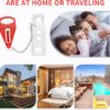 Portable Door Lock 2Pack Extra Lock for Additional Privacy a...