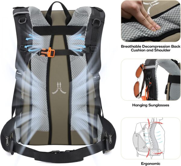 Maelstrom Hiking Backpack,Camping Backpack,40L Waterproof Hi...