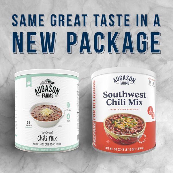 Augason Farms Southwest Chili Mix Can, Certified Gluten Free...