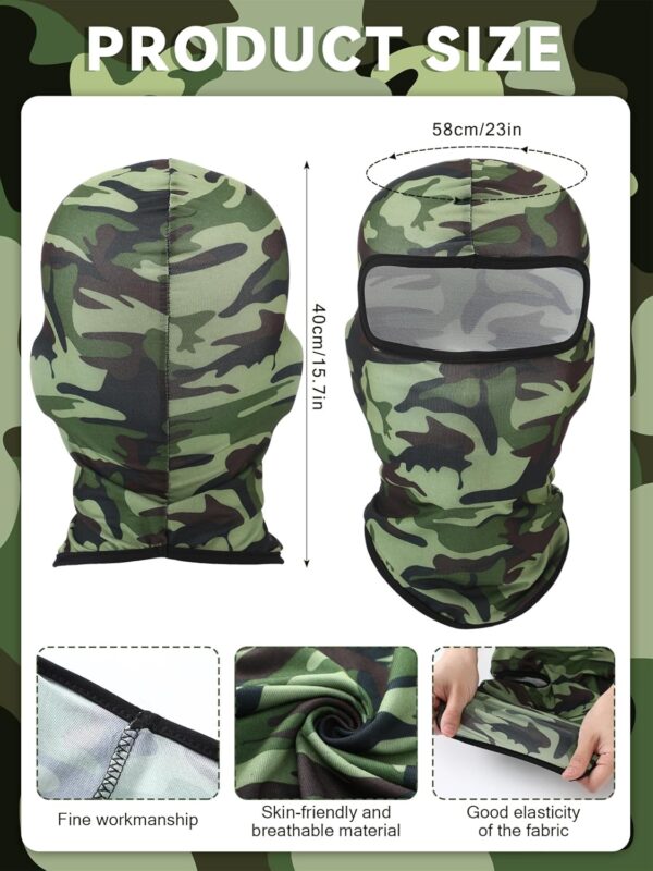 SATINIOR 6 Pcs Ski Mask Cover Balaclava Full Face Mask Summe...